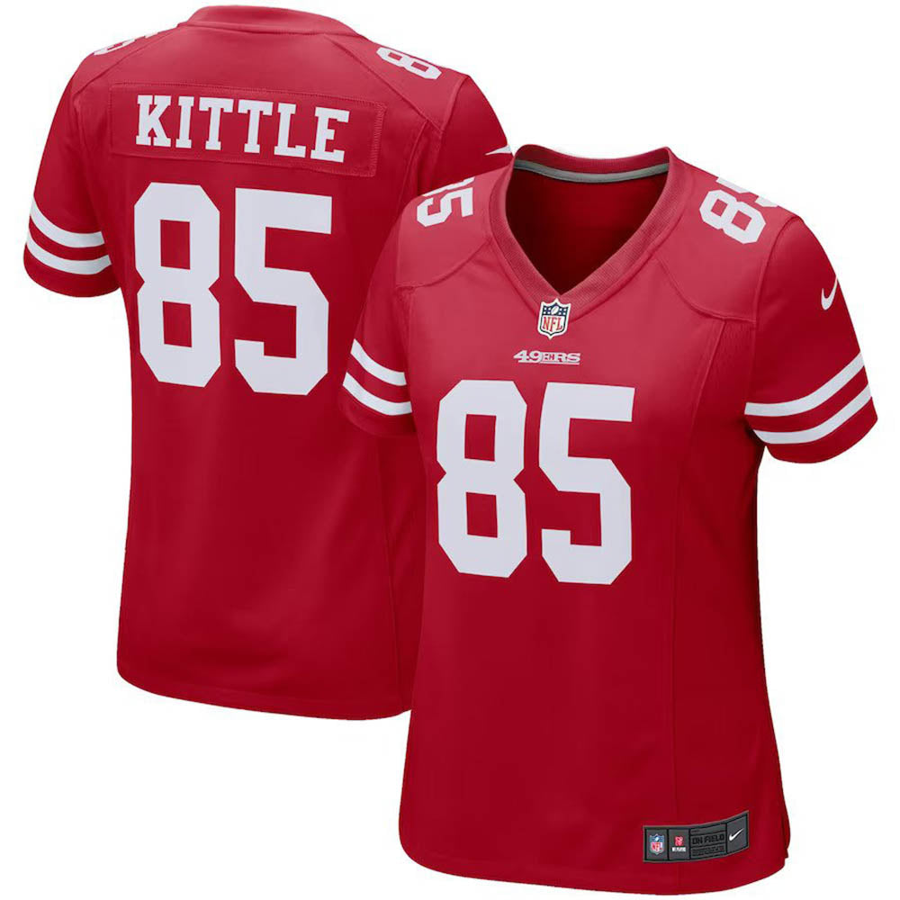 Women's San Francisco 49ers George Kittle Game Player Jersey Scarlet